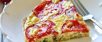 Tomato and Zucchini Frittata