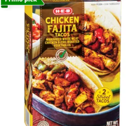 H-E-B Select Ingredients Chicken Fajita Tacos
