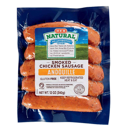 H‑E‑B Natural Andouille Smoked Chicken Sausage Links