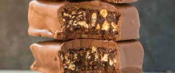 No Bake Paleo Vegan Chocolate Hazelnut Bars