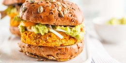 Spicy Sweet Potato Black Bean Burger