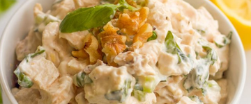 Basil Chicken Thai Salad with Walnuts