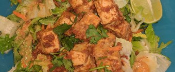PEANUT BUTTER TOFU SALAD