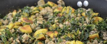 Turkey and Plantain Saute