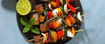 Tofu & Vegetable Skewers