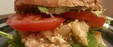 Tofu Scramble Sandwich