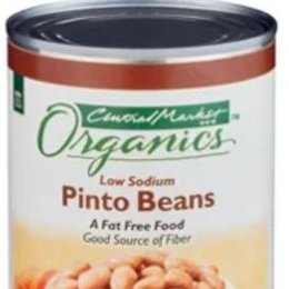 Central Market Organics Low Sodium Pinto Beans