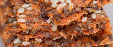 Carrot Juice Pulp Crackers