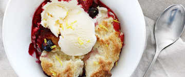 Lemon Berry Cobbler
