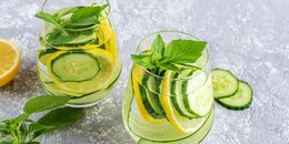 Warm Water with Lemon and Mint