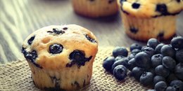 Coconut Flour Blueberry Muffins