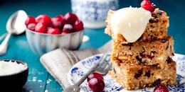 Chocolate Cranberry Muesli Squares