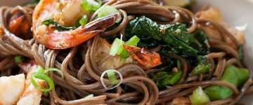 Vegetable Shrimp Noodles