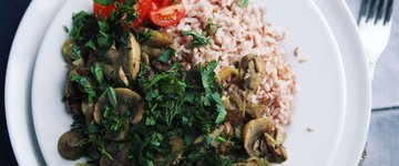 Collard Green and Shiitake Saute