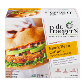 Dr. Praeger's Black Bean Quinoa Burgers