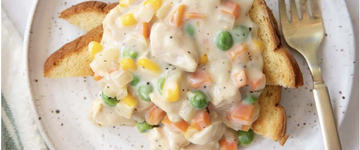 Crustless Chicken Pot Pie