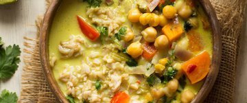 Chickpea Lime & Coconut Soup