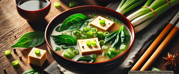 15-Minute Miso Soup with Greens and Tofu