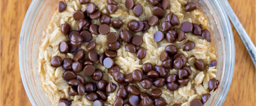 Single Serving Chocolate Chip Cookie Baked Oatmeal