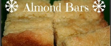 Almond Bars (a.k.a Desperation Cake)
