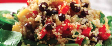 Quinoa, Black Bean & Mango Salad
