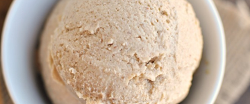 No Churn Tahini Cardamom Ice Cream