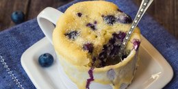 Blueberry Flax Microwave Muffin