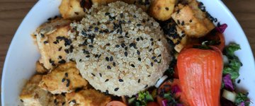 Quinoa Rainbow Bowl with Tofu