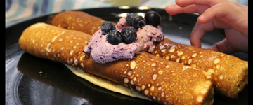 Low Carb Crepes with Berry Filling