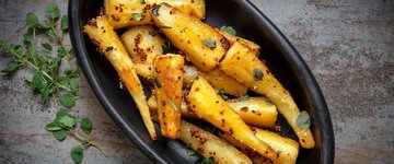 Cinnamon Parsnip Fries