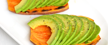 Sweet Potato Toast with Avocado 