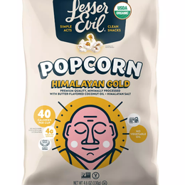 Lesser Evil Organic Himalayan Gold Popcorn