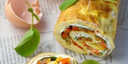 Lox Omelete Roll- Ups