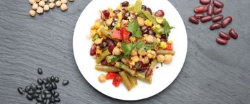 Charred Corn and Mexican Bean Salad
