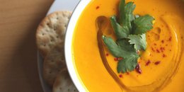 Spicy Carrot, Coconut, Lime & Ginger Soup