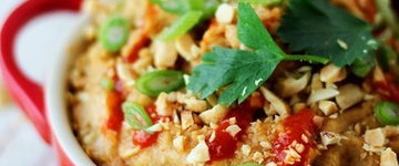Thai Peanut Hummus Dip