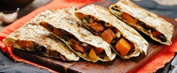 Curried Sweet Potato & Black Bean Tacos
