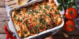 Healthy Avocado Black Bean Enchiladas