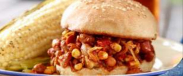 Vegetarian Pinto Bean Sloppy Joes