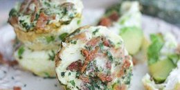 Bacon Avocado Ranch Egg Muffins
