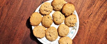 Chewy Tahini Miso Cookies