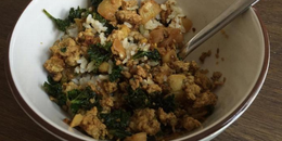 Chicken, Kale & Cauliflower Curry Bowl