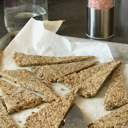 Flax Crackers with Herbs de Provence