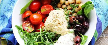 Mediterranean Hummus Bowl