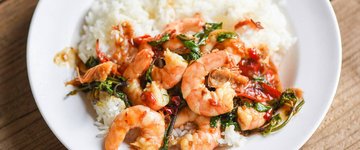 Shrimp Stir-Fry Bento