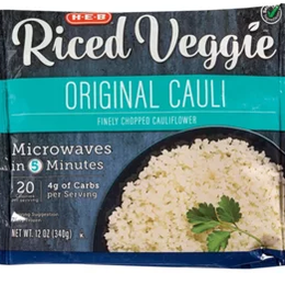 HEB Frozen Riced Veggie Original Cauliflower Rice
