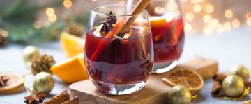 Orange cranberry Mimosa Holiday Mocktail