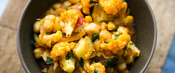 Cauliflower Chickpea Curry