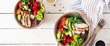 Grilled Chicken with Mango-Avocado Salsa