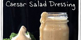 Creamy Cashew Caesar Salad Dressing
